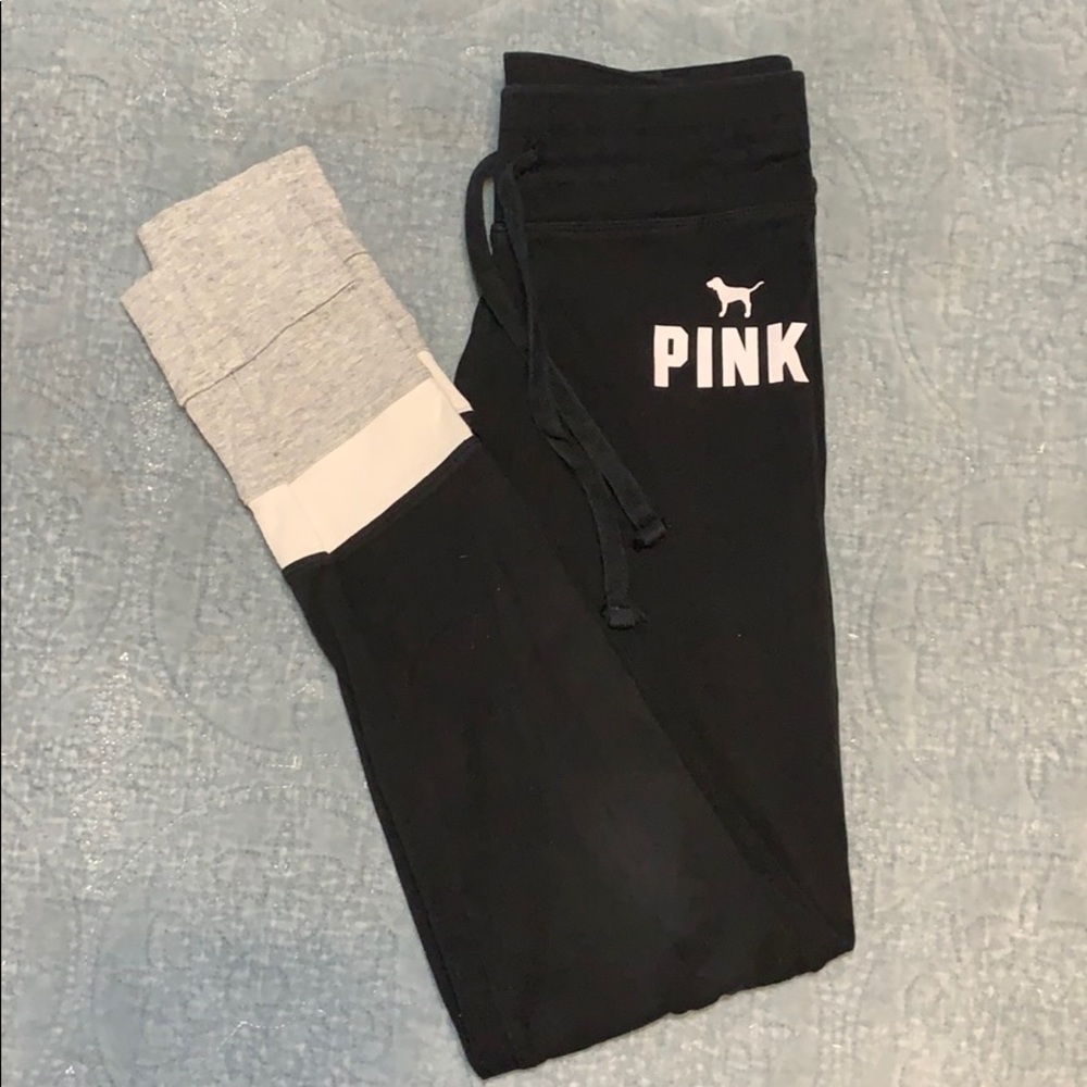 pink/victoria’s secret leggings